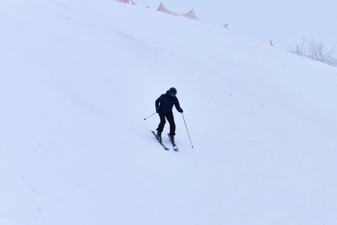 Beginner skier