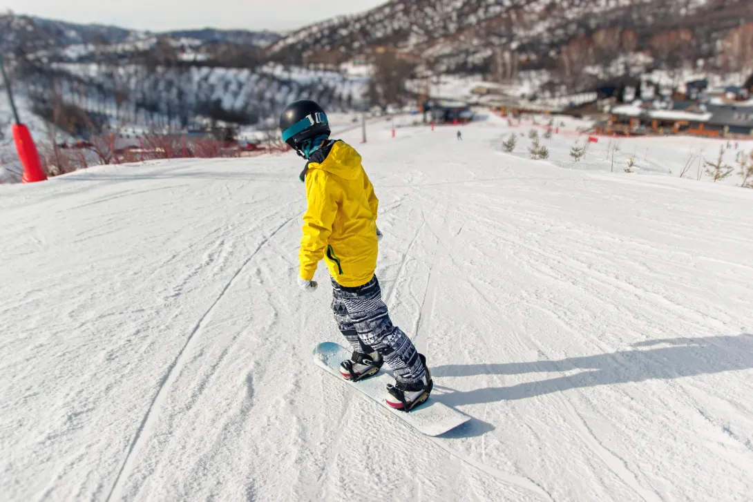 Learning to snowboard