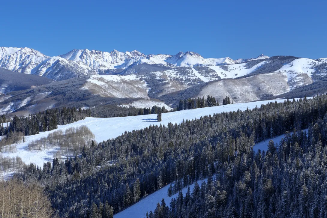 Colorado ski mountain